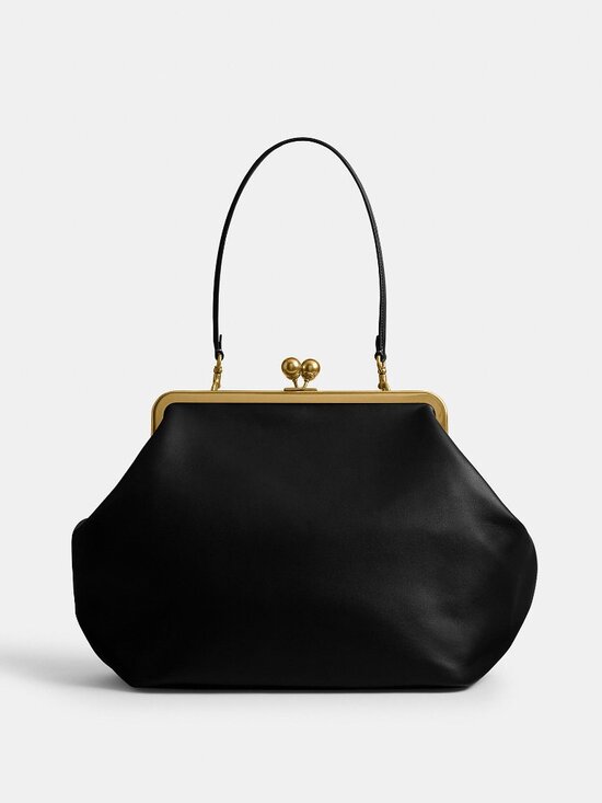 Coach Handbags - Coach Large Kisslock Frame Bag